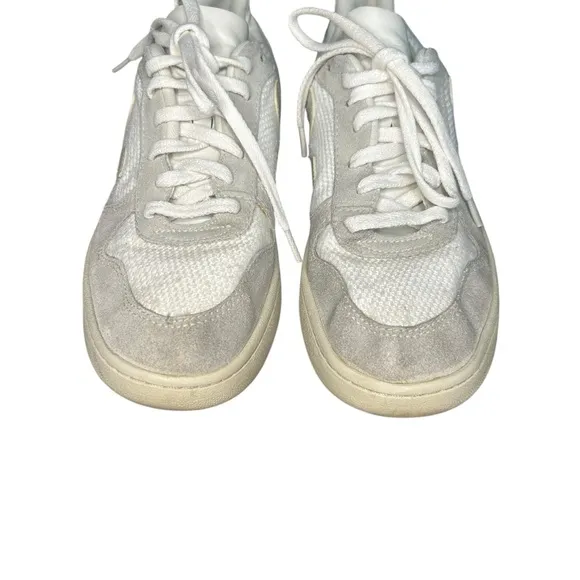 Veja womens v-10 B-MESH WHITE lace up sneaker size 10 Tenniscore natural Pierre