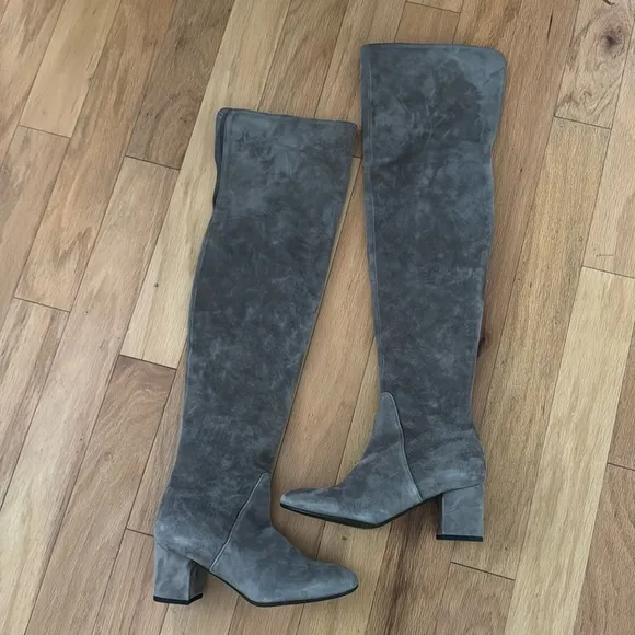 Vero Cuoio | Gray | over-the-knee suede boots |  size 6/36.5| Barney’s New York