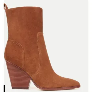 Veronica Beard Women's Logan Suede Booties Boots Hazelwood NIB 498 9.5