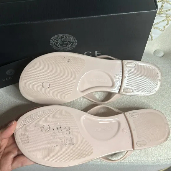 Versace Rubber Thong Sandals