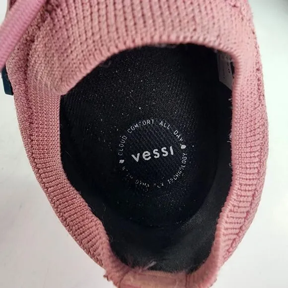 Vessi Everyday Move 2.0 Sneakers US 7 Pink Mesh Athletic Comfort Shoes