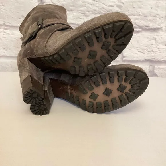 Vic Matie 7 (37) Camo Suede Leather Ankle Boots Women’s Italy Made Booties