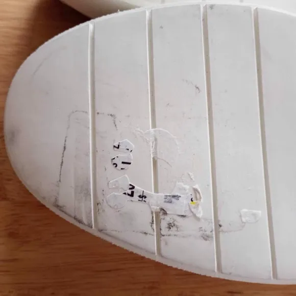 Vince Brenden Slip On White Mesh Leather Platform Sneaker Size 10