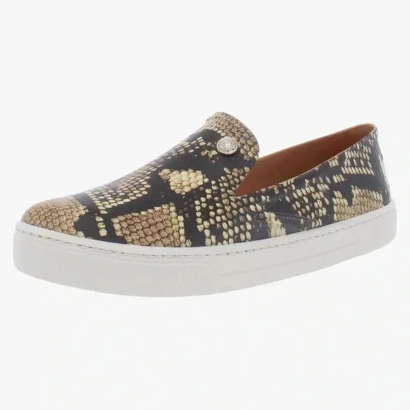 VINCE CAMUTO MARJETTA FAUX LEATHER CASUAL SLIP ON SNEAKERS