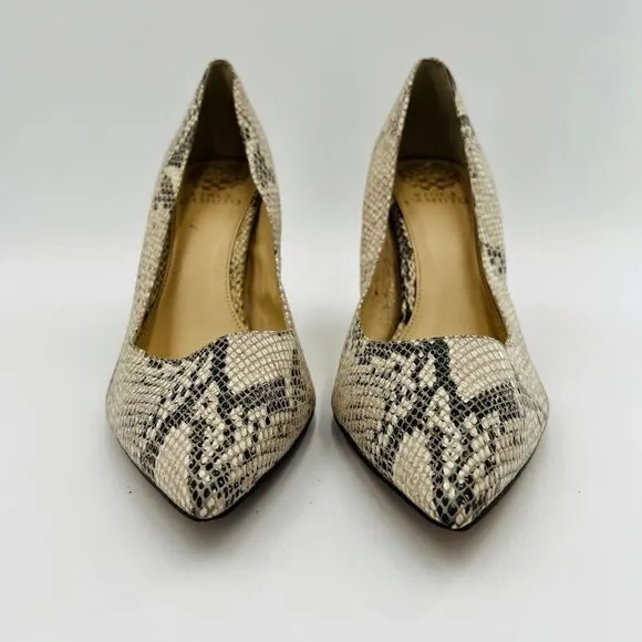 Vince Camuto Snake-Embossed Pumps Women's Shoes Size 11