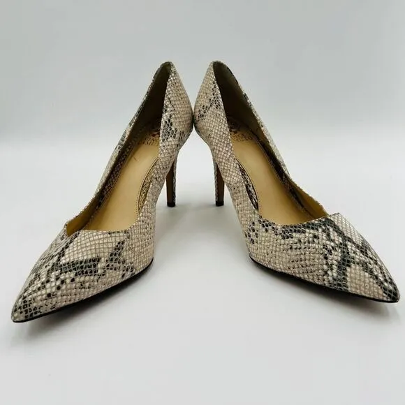 Vince Camuto Snake-Embossed Pumps Women's Shoes Size 11
