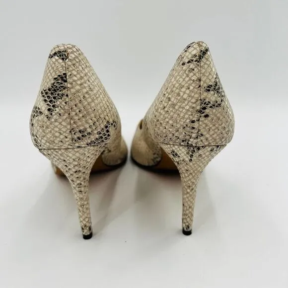Vince Camuto Snake-Embossed Pumps Women's Shoes Size 11