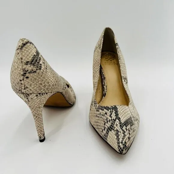 Vince Camuto Snake-Embossed Pumps Women's Shoes Size 11