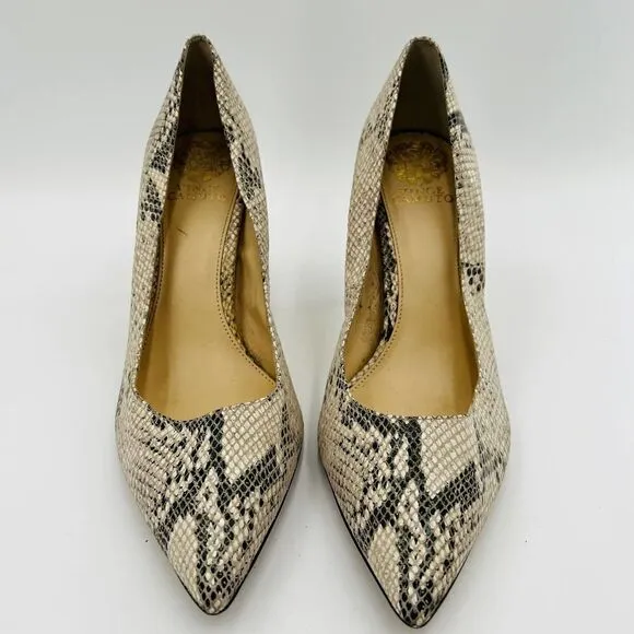 Vince Camuto Snake-Embossed Pumps Women's Shoes Size 11