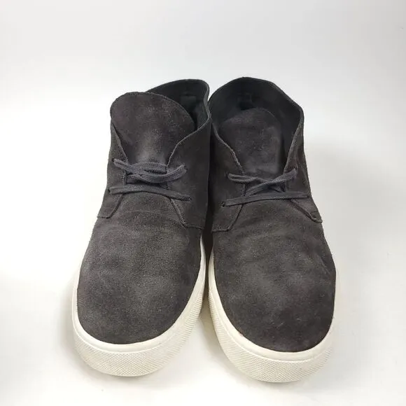 VINCE Chelsea Suede Lace Up leather Sneaker Shoes Size 7 Gary