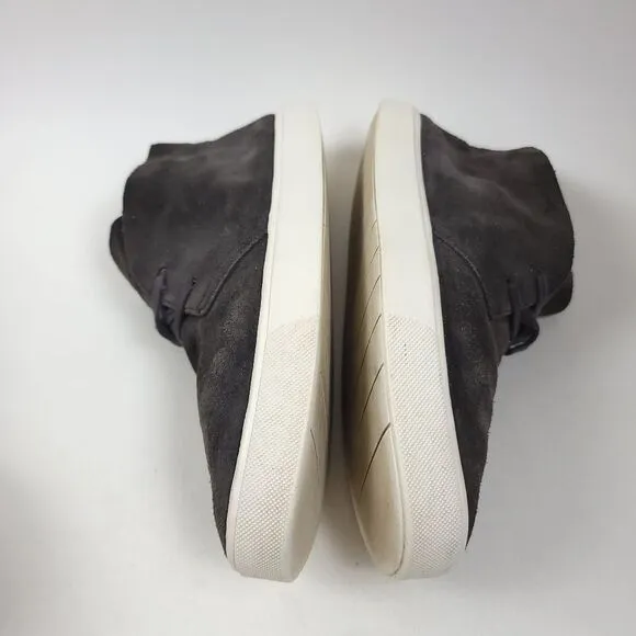 VINCE Chelsea Suede Lace Up leather Sneaker Shoes Size 7 Gary
