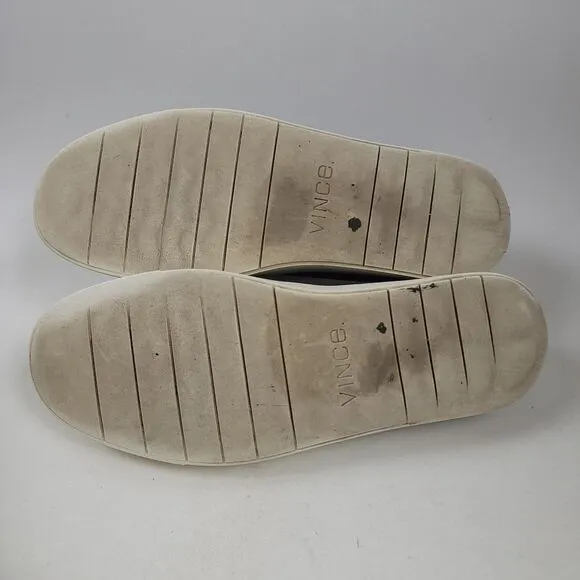 VINCE Chelsea Suede Lace Up leather Sneaker Shoes Size 7 Gary