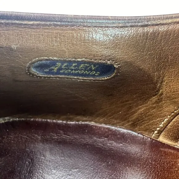 Vintage Allen Edmonds Boulevard Wingtip Shoes Size 10.5 B 6375 Brown USA