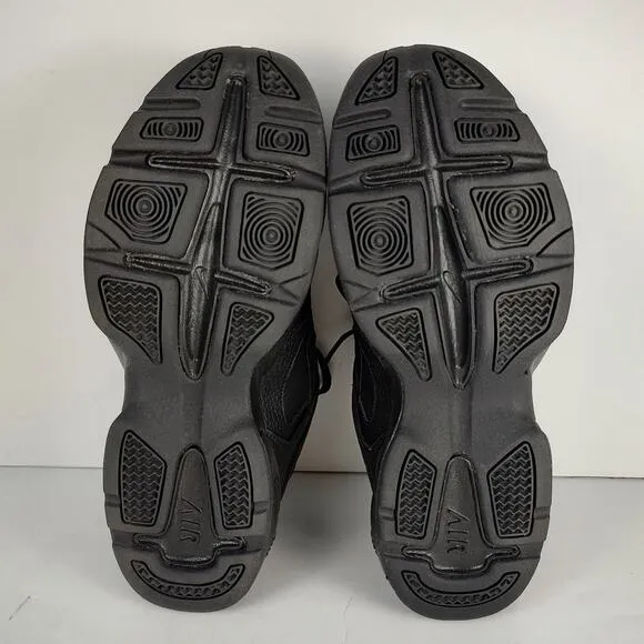 Vintage Deadstock Nike Air Monarch II black streetwear casual shoes mens 8