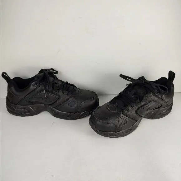 Vintage Deadstock Nike Air Monarch II black streetwear casual shoes mens 8