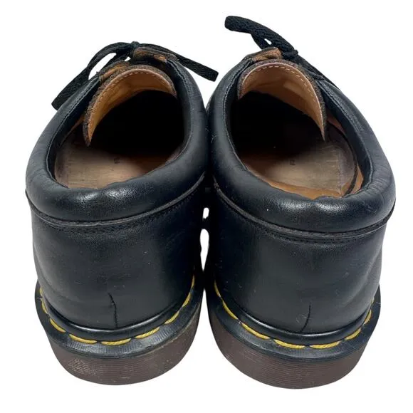 Vintage Dr Martens 8053 Oxford Shoes Mens US 13 UK 12 Black Leather Made England