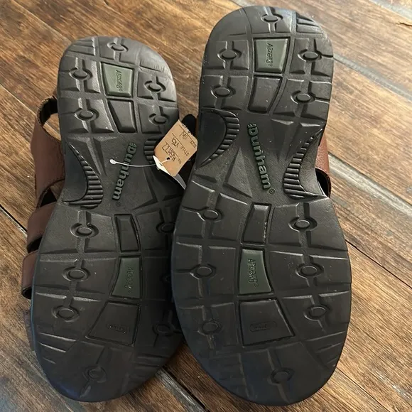VINTAGE Dunham Ruggards Men’s Leather Fisherman Sandals- size 11