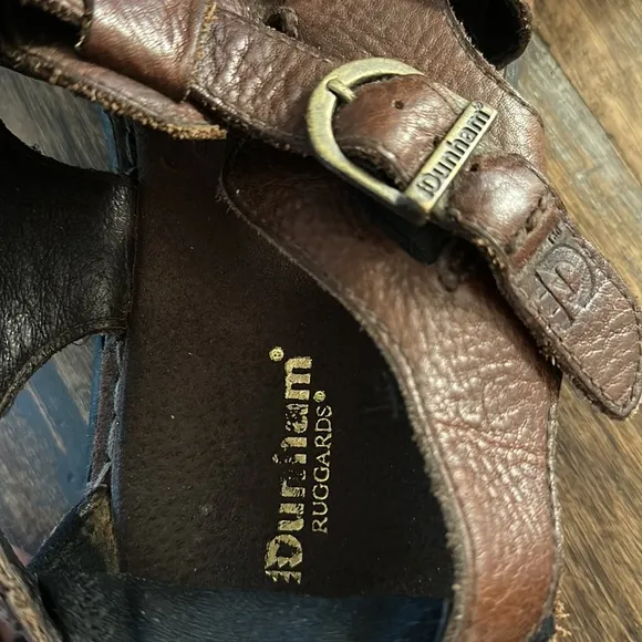 VINTAGE Dunham Ruggards Men’s Leather Fisherman Sandals- size 11