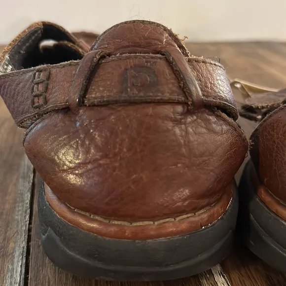 VINTAGE Dunham Ruggards Men’s Leather Fisherman Sandals- size 11