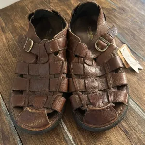 VINTAGE Dunham Ruggards Men’s Leather Fisherman Sandals- size 11
