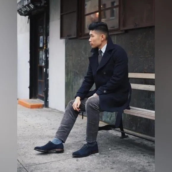 Vintage Foundry suede Oxford