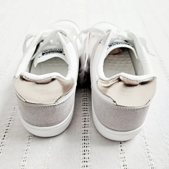 Vintage Havana Perforated Low Top Lace Up Platform Sneakers Shoes Becky Rare 8.5