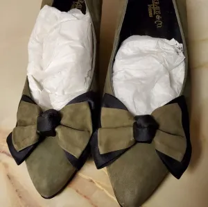 Vintage KRAUS&amp;Co Shoes in Celadon Suede Size 7,Mad