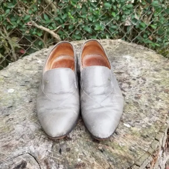 Vintage Men's Steel GRAY Stacy Adams Shoes Size 7M