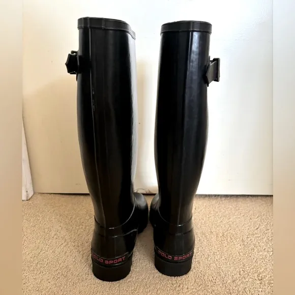 Vintage Ralph Lauren Polo Sport Rubber Rain Boots