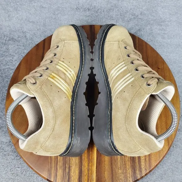 Vintage Skechers Shoes Women's 8.5 Brown Chunky Platform Lace Up Casual Sneakers