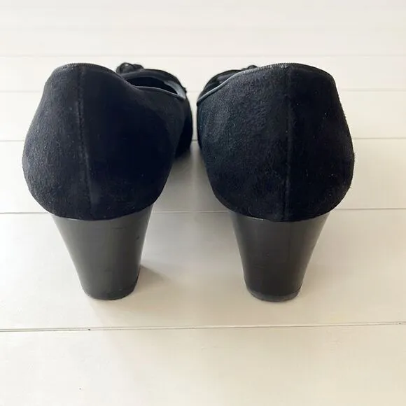Vintage Amalfi Suede and Crocodile Tassel Pumps