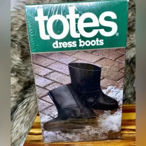 Vintage Totes Dress Boots XL Flexible Rubber Shoe Boot Cover size 12.5-14 NWB.