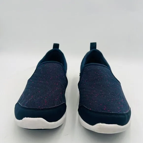 Vionic Sky Roza Women's Slip-on Navy/Pink Sneakers Size 6.5