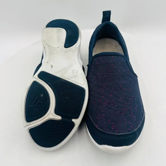 Vionic Sky Roza Women's Slip-on Navy/Pink Sneakers Size 6.5