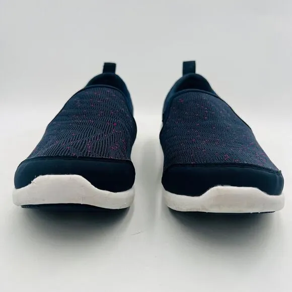 Vionic Sky Roza Women's Slip-on Navy/Pink Sneakers Size 6.5