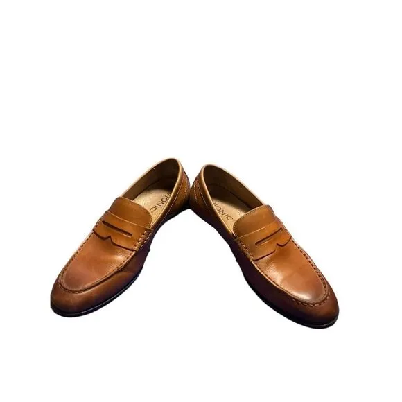 Vionic Men’s Brown Leather Loafers 8.5