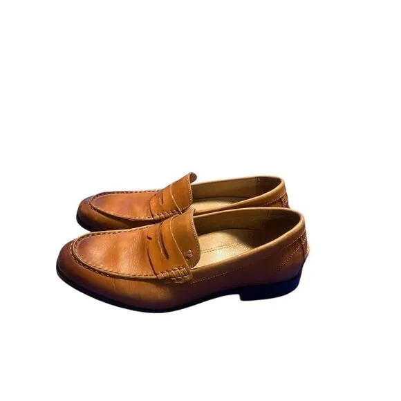 Vionic Men’s Brown Leather Loafers 8.5