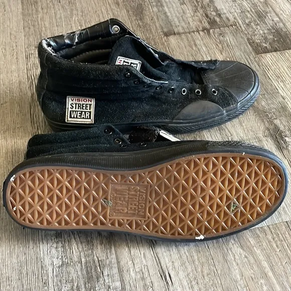 Vision Street Wear vintage all black hi-tops