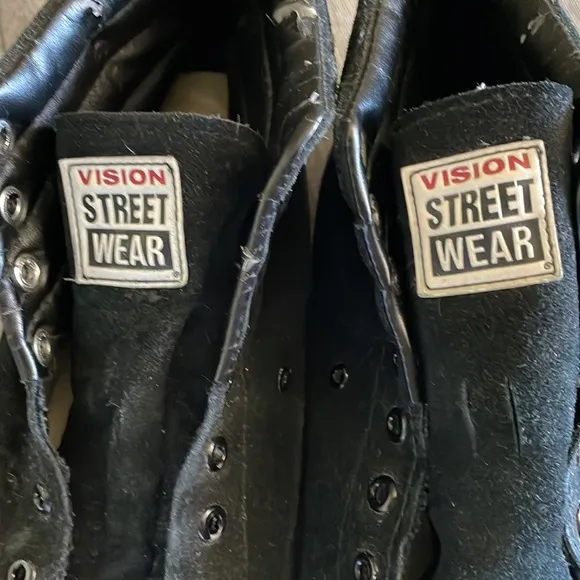 Vision Street Wear vintage all black hi-tops