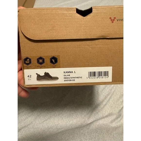 VivoBarefoot size 42 10.5 women’s Kanna L olive mesh synthetic barefoot olive gr