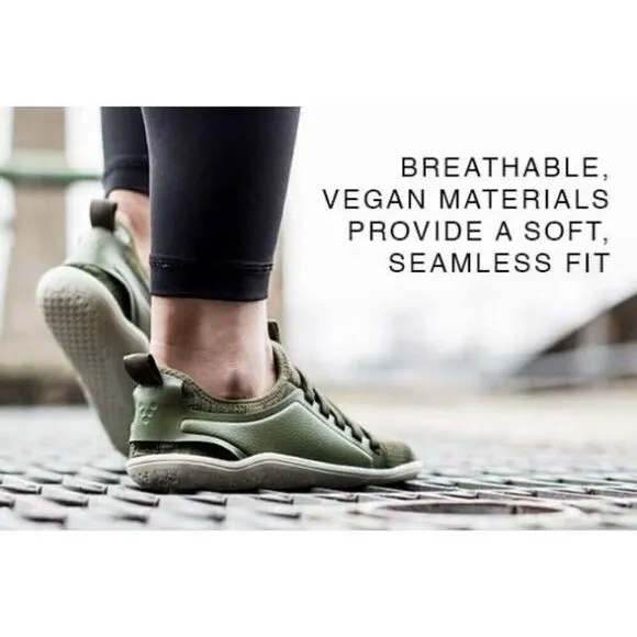 VivoBarefoot size 42 10.5 women’s Kanna L olive mesh synthetic barefoot olive gr