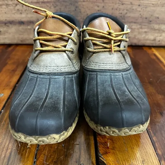 VTG LL Bean Bean Boots, Rubber Mocs Size 9 (G)