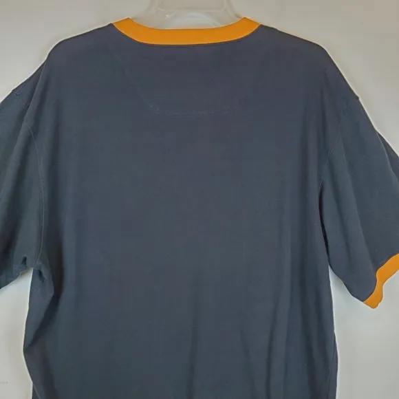 VTG Mens Raw Blue Tried Trusted And True Lace Up Boots T Shirt 2XL Suede RARE
