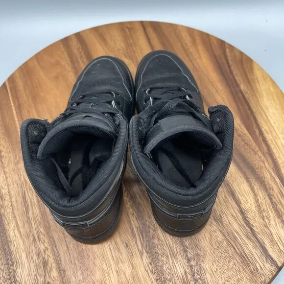 VTG NIKE Air Jordan 1 Phat GS Shoes Youth Size 4.5y Black Sneakers (364771-020)