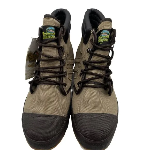 Wading Fishing Boots Mens 11 Dogwood Canyon Felt Wading #53220F Rubber Toe Shoe