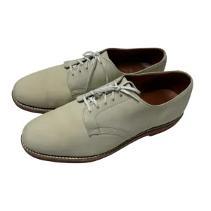Walk-Over Men’s Ivory Cream Nubuck Suede Leather Shoes Size US 10.5 (READ)