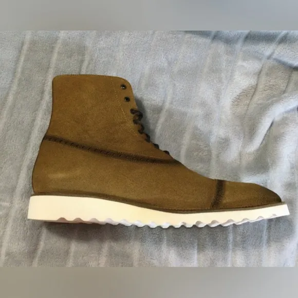 Weech Mens Valentine Oro Leather Chukka Boots Rubber Sole Size 10