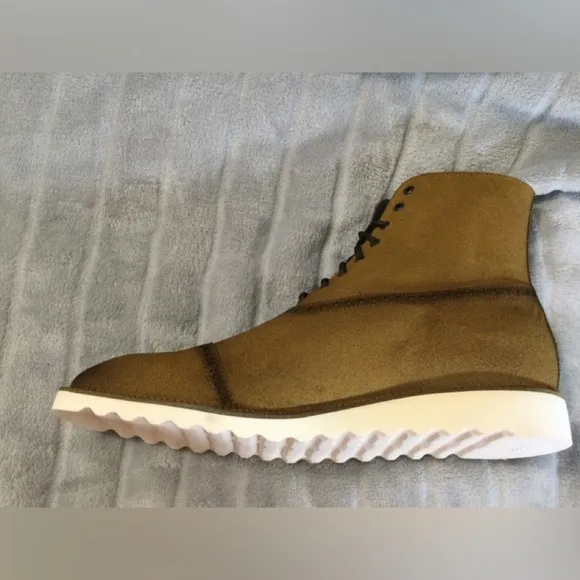 Weech Mens Valentine Oro Leather Chukka Boots Rubber Sole Size 10