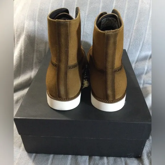 Weech Mens Valentine Oro Leather Chukka Boots Rubber Sole Size 10