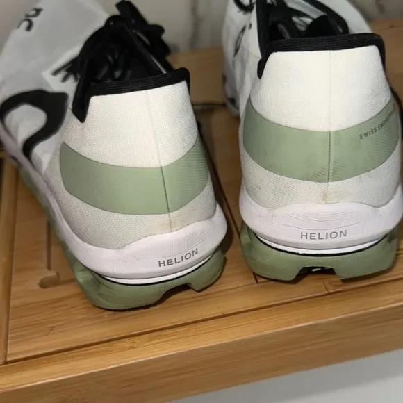White and Black Athletic Shoes